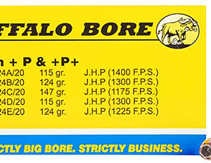Buffalo Bore Ammunition 24C20 Personal Defense Strictly Business 9mmLuger +P+ 147gr Jacket Hollow Point 20 Per Box/12 Case