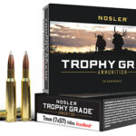 88228 Nosler 47118 Trophy Grade 7x57mm Mauser 140 gr Nosler AccuBond 20 Per Box/ 10 Case