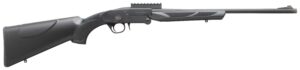 a black shotgun with a scope