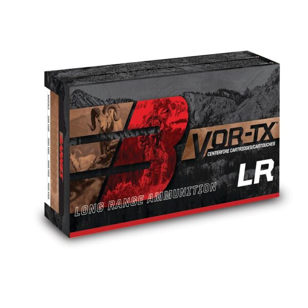 Barnes VOR-TX Long Range Rifle Ammunition 7mm Rem Ultra Mag LRX-BT 3350 fps 20/ct