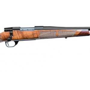 Weatherby Vanguard Camilla .243 Winchester rifle with Turkish walnut stock and matte blued finish