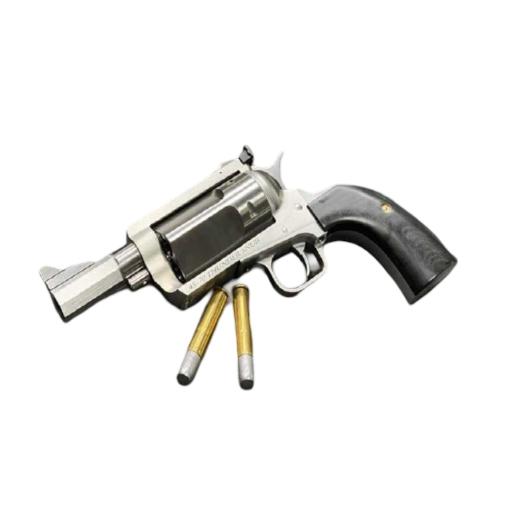 Magnum Research BFR Rolling Thunder .45-70 Gov't 3-inch stainless revolver with black grips