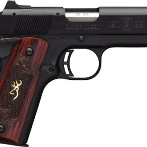 Browning 1911-22 Medallion Compact .22 LR pistol with checkered rosewood grips