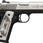 G051966492 BG 1911-380 MED. S/S ENGRAVED - 380ACP FS 4.25" WHITE PEARL