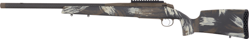 Weatherby 307 Alpine CT .243 Winchester rifle in bronze Cerakote with carbon-fiber stock accents