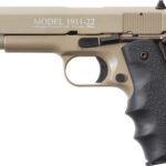 G401120 1 CHIAPPA 1911-22 22LR 5" FS - 10RD TAN/RUBBER