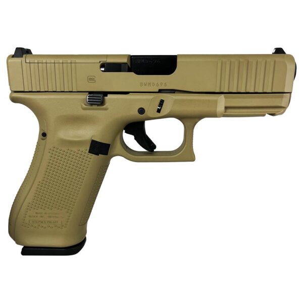 GLPA455S203MOSFDE 1 Glock 45 Gen 5 MOS Compact Crossover Custom "FDE" Handgun 9mm Luger 17/rd Magazines (3) 4.02" Barrel Austria