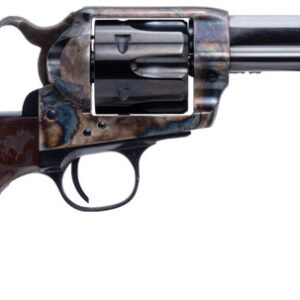 Cimarron El Malo 2 revolver, 3.5-inch octagon blued barrel, case-colored frame, walnut birdshead grip