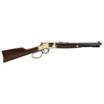 HLH006GMR Henry Big Boy Brass Side Gate Rifle .357 Mag/.38 7rd Capacity 16.5" Barrel Walnut Stock