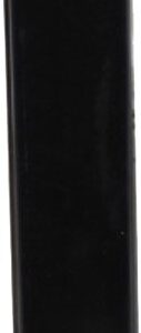 a black cell phone with a white background