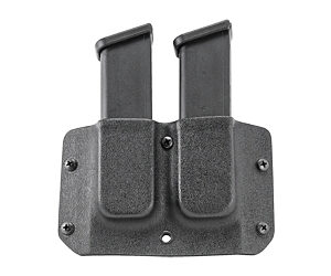 a black holster with two magazines