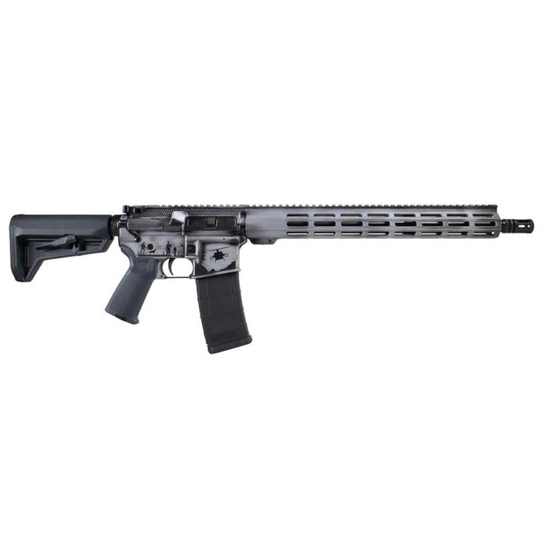 MilitaryARGreyG R Shark Coast Tactical "Armed Forces Grey" AR-15 Rifle 5.56mm 30rd Magazine 16" Barrel 15" MLOK Handguard