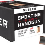 N44868 1 NOSLER BULLETS 44 CAL .429 - 240GR JSP 250CT