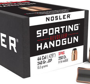 NOSLER BULLETS 44 CAL .429 - 240GR JSP 250CT