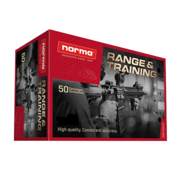 NH601801709 Norma Range & Training Rifle Ammunition .300 Blackout 220gr FMJ 20/ct