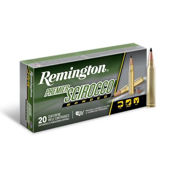 RT29330 1 Remington Premier Scirocco Rifle Ammunition 300 Win Mag 180 gr PT 2960 fps 20/ct