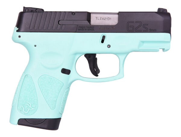 TAG2SCYB scaled TAURUS G2S 9MM BLK/CYAN 3.2" 7+1