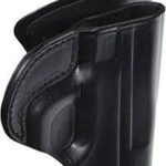 a black holster with a handle