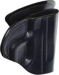 a black holster with a handle