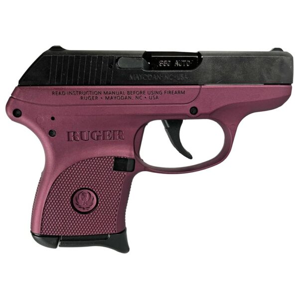 UR3701BCF 1 Ruger LCP 380 ACP Pistol 2.75" Barrel Black Cherry Frame Only