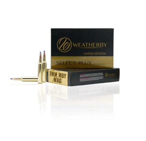 WMF7MM150SCO Weatherby Select Plus Rifle Ammunition 7mm Wby Mag 150 gr Scirocco 3225 fps 20/ct