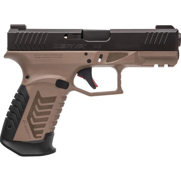 YK10LDY924 1 Rock Island Armory DY9 Handgun 9mm Luger 10rd Magazine 3.86" Barrel Two Tone FDE and Black