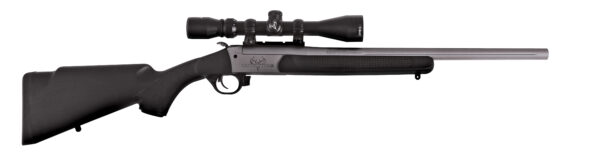 genericoutfitterg3blacksynwscopenomuzzbreakc421 1 scaled TRADITIONS OUTFITTER G3 357MAG 22" SS PKG