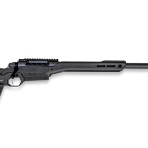 Weatherby 307 Alpine MDT Carbon rifle side view, .300 Weatherby Magnum