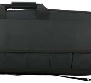 NcStar CV290746 VISM Rifle Case Black PVC Nylon w/ ID Holder Foam Padding Double Zippers & Mag Pouches
