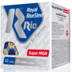 105586 1 Rio Ammunition RBSSM40BB BlueSteel Royal 12Gauge 3.50" 1 3/8oz 2Shot 25 Per Box/10 Case