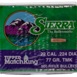 110776 Sierra 7177C Tipped MatchKing 22Cal 77gr Tipped MatchKing 500/Box