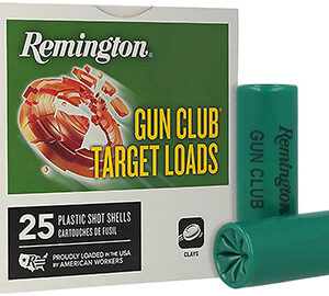 Remington Ammunition 20081 Gun Club  12 Gauge 2.75" 1 oz 8 Shot 25 Per Box/ 10 Cs