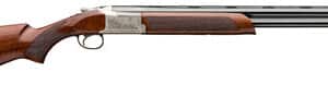Browning 0182096005 Citori 725 Feather Full Size 20 Gauge Break Open 3" 2rd 26" Blued Over/Under Vent Rib Barrel, Engraved Silver Nitride Aluminum Receiver, Fixed Grade II/III Black Walnut Stock