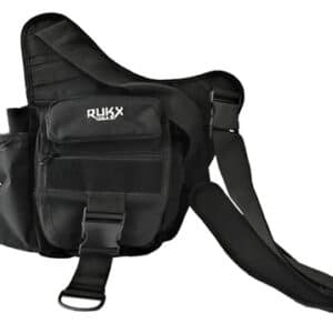 Rukx Gear ATICTSBB Sling Bag  Black 600D Polyester Single Strap