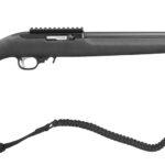 134dc RUGER 10/22 LVT 22LR 20" HOGUE/BLK