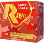 158132 Rio Ammunition RCHV168 Game Load 16Gauge 2.75" 1 1/8oz 8Shot 25 Per Box/10 Case