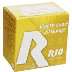 158135 Rio Ammunition RC20MGN6 Game Load 20Gauge 3" 1 1/4oz 6Shot 25 Per Box/10 Case