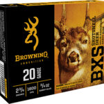 163420 Browning Ammo B193112021 BXS 20Gauge 2.75" 3/4oz Sabot Slug Shot 5 Per Box/20 Case