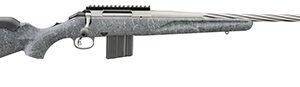 Ruger American Gen II 6mm ARC 20-inch fluted threaded barrel gray splatter synthetic stock