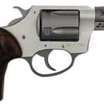 168519 Charter Arms 53802 Coyote 380 ACP 5 Shot 2" Aluminum Small Rosewood Checkered Grip