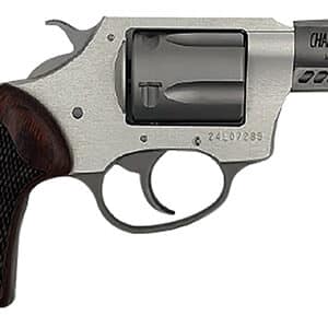 Charter Arms 53802 Coyote  380 ACP 5 Shot 2" Aluminum Small Rosewood Checkered Grip
