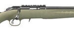 1726 Ruger 8336 American Rimfire Sports South Exclusive Full Size 17 HMR 9+1 18" Satin Blued Threaded Barrel, Blued Scope Rail Steel Receiver, OD Green Synthetic Adjustable Stock, Right Hand