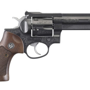 Ruger GP100 .357 Magnum blued engraved revolver, 4.2 inch barrel, TALO Deluxe