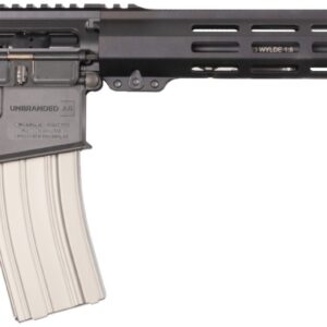 UnBranded AR UAR-C Carbon 223 Wylde rifle with 16 inch barrel and 12 inch handguard in black nitride finish