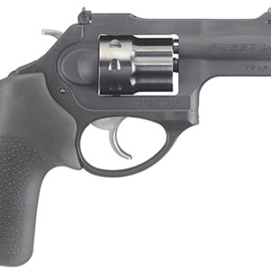 Ruger LCRx .22 LR 3-inch matte black revolver with Hogue Tamer Monogrip