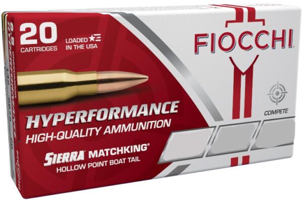 65CMMKC 3D Fiocchi Hyperformance Matchking Rifle Ammunition .300 Blackout 220 gr HPBT 1020 fps 25/ct