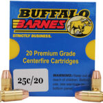 82096 Buffalo Bore Ammunition 25C20 Buffalo-Barnes Strictly Business 357Sig 125gr Barnes TAC-XP Lead Free 20 Per Box/12 Case