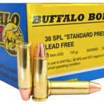 82108 Buffalo Bore Ammunition 20G20 Standard Pressure Strictly Business 38Special 110gr Barnes TAC-XP Lead Free 20 Per Box/12 Case