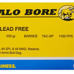 82119 Buffalo Bore Ammunition 14D20 Buffalo-Barnes Strictly Business 44S&W Spl 200gr Barnes TAC-XP Lead Free 20 Per Box/12 Case