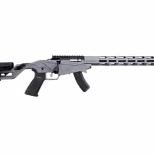 Ruger Precision Rimfire .22 LR 18-inch Tactical Gray rifle side view